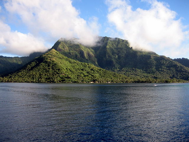 Moorea vom Meer us gsee