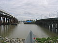 The Airport Connector and Moray Bridges (twins of each other).