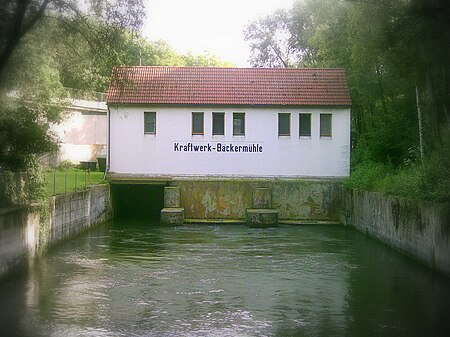 Munich Auer Muehlbach Powerstation Baeckermuehle from north