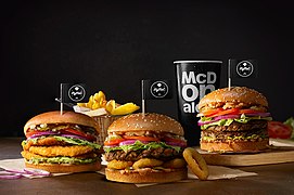 Hamburgers de la chaîne McDonald's