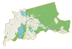 Mapa lokalizacyjna gminy Nędza