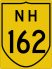 National Highway 162 marker