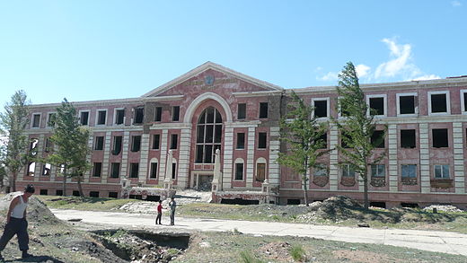 Old coal mine in Nalaikh