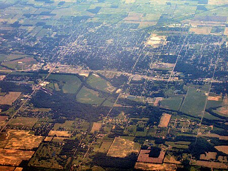 New castle indiana from above