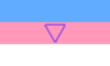 An alternative to the blue, red, black, and yellow polyamory flag Non monogamy pride flag.png