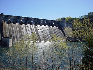 Norfork Dam Dam in Baxter County, Arkansas, United States of America
