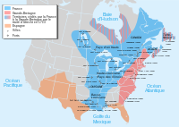 Териториално разделение на Северна Америка 1534 – 1803