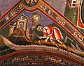 Vita di Sant'Eldrado, fresco de la capilla de la Abadía de Novalesa -it:Abbazia di Novalesa-, siglo XI.