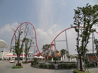 Happy Valley Wuhan amusement park OCT Thrust SSC1000 Happy Valley Wuhan 2.jpg