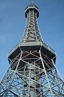 Observation / Lookout tower, Petrin, Prague.