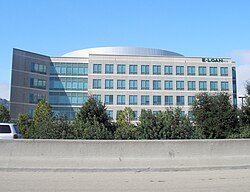 E-Loan's former headquarters in Pleasanton, California (now occupied by Workday, Inc.). Old E-Loan headquarters.jpg