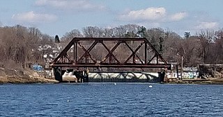 <span class="mw-page-title-main">Omega Pond Railroad Bridge</span> Historic bridge in Rhode Island, U.S.