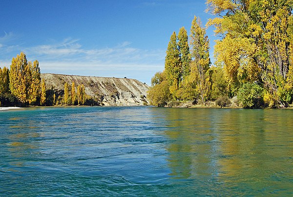On the Clutha River at Albert Town, near Lake Wānaka, Central Otago