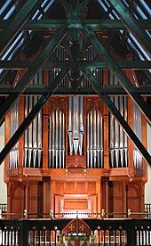 A tracker pipe organ uses a mechanical action; as such, when the keys are only partly depressed, the volume and tone are changed. Opus127.jpg