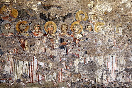 Oratorio dei quaranta martiri, affreschi sui 40 martiri di sebaste, VIII-IX secolo, 02.jpg
