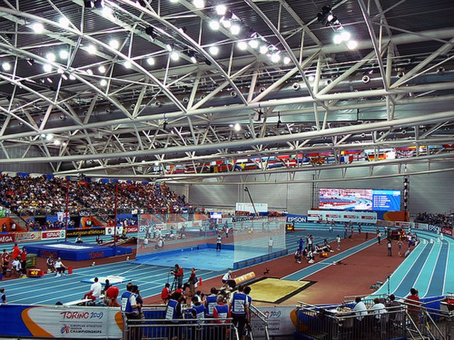 Torino's Olympic Oval hosting the 2009 European Athletics Indoor