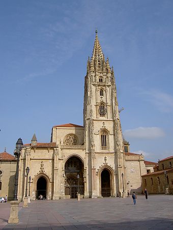 The Oviedo Cathedral. Built from 781 to 16th century.