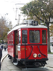 Die Linie 60 war jahrzehntelang das Haupteinsatzgebiet der Stadtbahnwagen im Straßenbahnnetz, an jene Epoche erinnerte diese Sonderfahrt im Jahr 2015