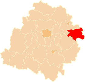 Localisation de Powiat de Rawa