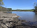 jezero v průběhu revitalizace