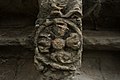 Remaining stone carvings at the stone Deul style Temple at Para, Purulia, West Bengal, India.