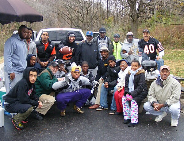 Participants in a Baltimore area TurkeyBowl included attorney Warren Brown and Curt Anderson