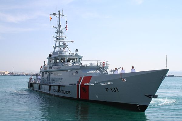 Iliria, an example of a modern patrol boat of the Albanian Naval Force