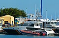 La M04 en su base del puerto de Corralejo (Las Palmas).