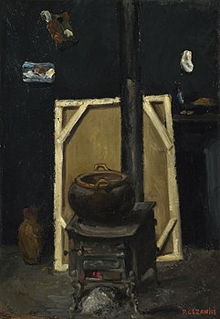 Paul Cézanne, Le poêle dans l'atelier, ca. 1865.jpg