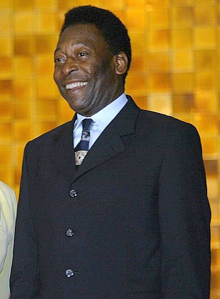 Pelé, considéré comme le meilleur joueur de tous les temps.