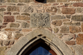English: Catholic Church St. Aegidius (Detail Coats of arms) in Marbach, Petersberg, Hesse, Germany