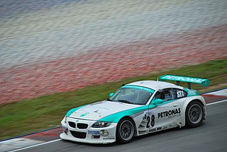 Petronas Syntium Team BMW Z4 M Coupé at the 2008 Merdeka Endurance Race, Sepang (02)