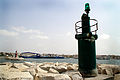 Világítótornyok Sayada kikötőjében, Tunézia 2013. június