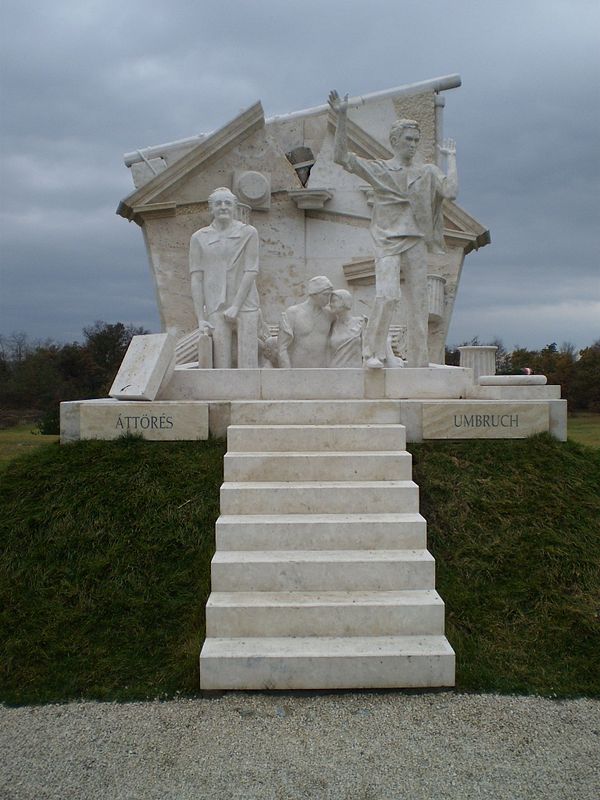 Pan-European Picnic monument by Miklós Melocco [hu]