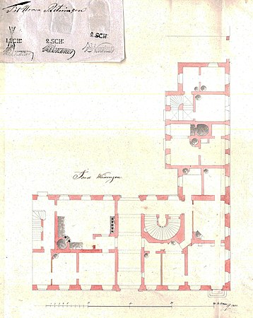 Piehlska huset, bottenvåning, 1827.