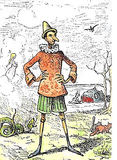<span class="mw-page-title-main">Pinocchio</span> Fictional character created by Carlo Collodi