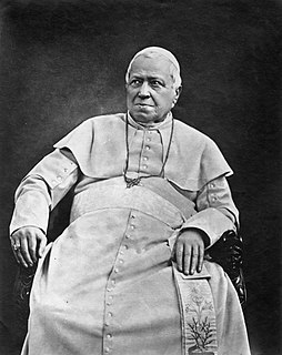 Pope Pius IX Head of the Catholic Church from 1846 to 1878