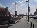 Plac Zamkowy z widokiem na Stadion Narodowy (w oddali) - panoramio.jpg