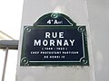 A rue Mornay jele, Paris.jpg