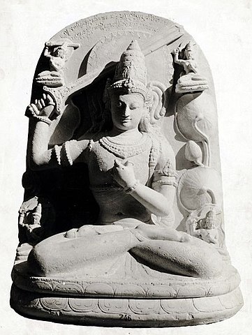 Bodhisattva Manjusri wielding a sword, from Candi Jago, 1343