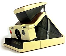 Polaroid SX-70 Land Camera model 2 instant camera, made in the USA circa 1972 to 1974 Polaroid SX-70 Land Camera model 2 instant camera.jpg