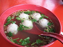 Pork ball soup Porkball.jpg