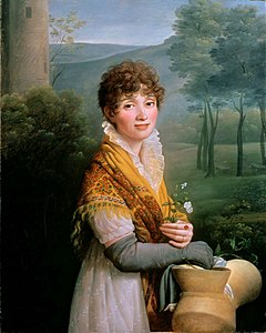 Portrait d'une jeune femme, vers 1807-1810, Oxford, Ashmolean Museum.