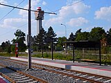 Praha - Modřany, Generála Šišky, zastávka tram Observatoř Libuš