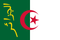 Vlajka alžírského prezidenta (nejasný zdroj) Poměr stran: 2:3
