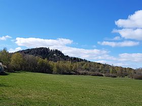 Uitzicht vanuit het oosten.