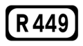 File:R449 Regional Route Shield Ireland.png