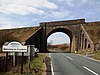 پل راه آهن روی جاده A684.jpg
