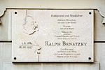 Ralph Benatzky - memorial plaque