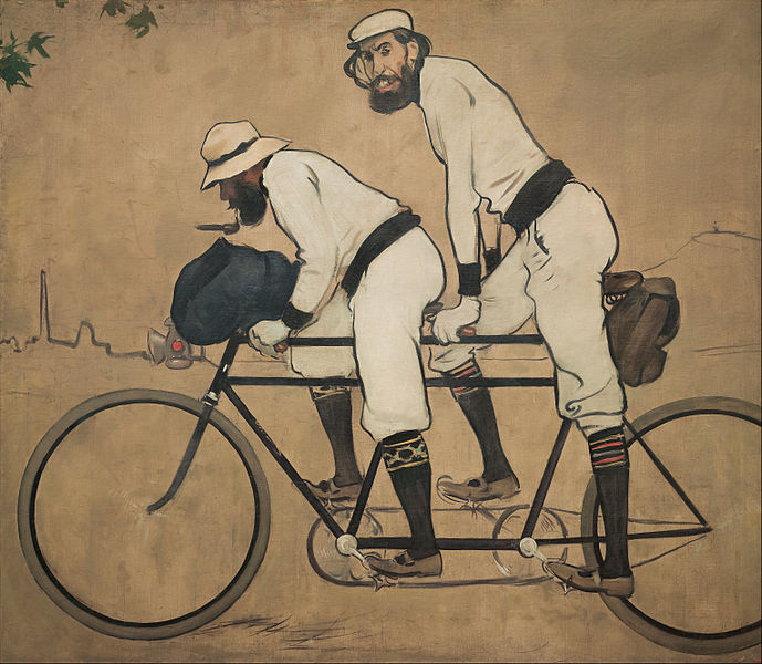 File:Ramon Casas - Ramon Casas and Pere Romeu on a Tandem - Google Art Project.jpg